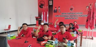 DPC PDI Perjuangan Pati Ikuti Webinar BBHAR Pusat-PDI Perjuangan