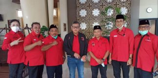 Ketua DPC PDI Perjuangan Batang Sambut Kedatangan Hasto Kristiyanto