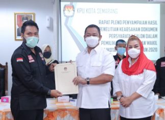 Sah! Hendi–Ita Paslon Tunggal Pilwalkot Semarang