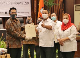 Hendi-Ita Resmi Daftar Ke KPU Kota Semarang