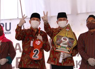 Nomor Urut 2, Jekek-Setyo Siap Lanjutkan Periode Kedua