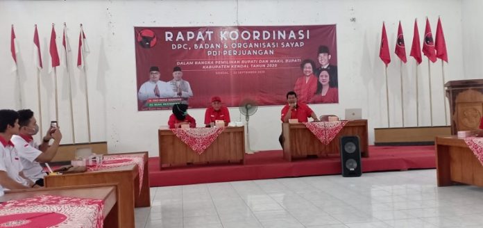 Jelang Pilkada, DPC PDI Perjuangan Kendal Lakukan Koordinasi Bersama Badan dan Sayap Partai