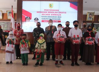 Mas Jekek Realisasikan 19.607 Seragam Gratis