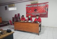 PDI Perjuangan Batang Ikuti Rapat Virtual Kehormatan Partai