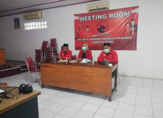 PDI Perjuangan Batang Ikuti Rapat Virtual Kehormatan Partai