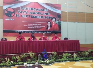 Gelar Rakercabsus, DPC PDI Perjuangan Kota Magelang Susun Strategi Kemenangan Pilkada 2020