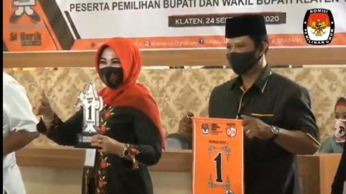 Pengambilan No urut, Paslon MULYO dapat no 1