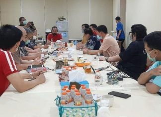 Rudy Dampingi Gibran-Teguh Silahturahmi ke PMS