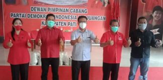 Silaturahmi Edy Wuryanto ke DPC PDI Perjuangan Pati