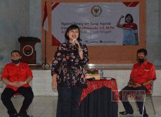 Mbak Casytha Sambangi Kelompok Tani di Kabupaten Cilacap