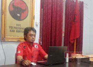 DPC BMI Banyumas Ikuti Webinar dengan DPP BMI Partai