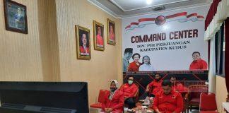 DPC PDI Perjuangan Kab. Kudus Ikuti Peresmian Kantor Partai Secara Daring