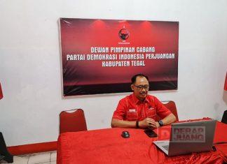 DPC PDI Perjuangan Kabupaten Tegal Ikuti RAKORBIDNAS Koperasi dan UMKM