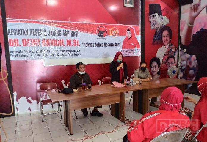 Gelar Reses di Kota Tegal, Dear Berharap Koperasi Dapat Menjadi Induk Usaha Kader