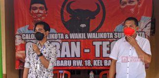 Paslon Gibran-Teguh Sambangi Tokoh Masyarakat di Perbatasan Solo Utara