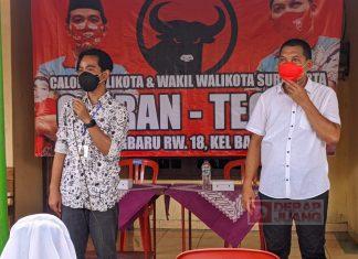 Paslon Gibran-Teguh Sambangi Tokoh Masyarakat di Perbatasan Solo Utara