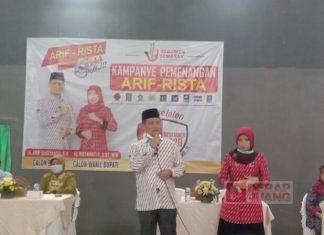 Kampanye Perdana, Arif-Rista Tawarkan Program Kartu Kebumen Sejahtera