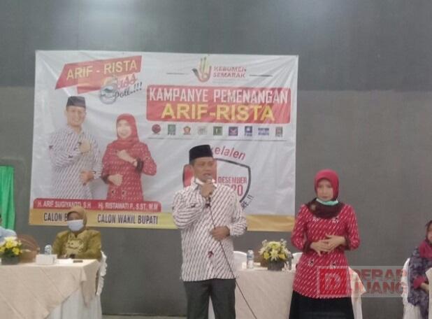 Kampanye Perdana, Arif-Rista Tawarkan Program Kartu Kebumen Sejahtera