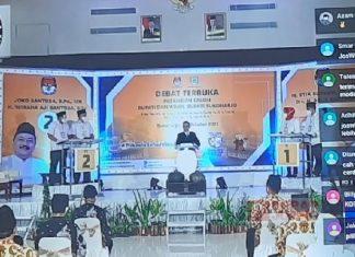 Kolaborasi Etik-Agus (EA) dalam Debat Terbuka Pilkada Sukoharjo