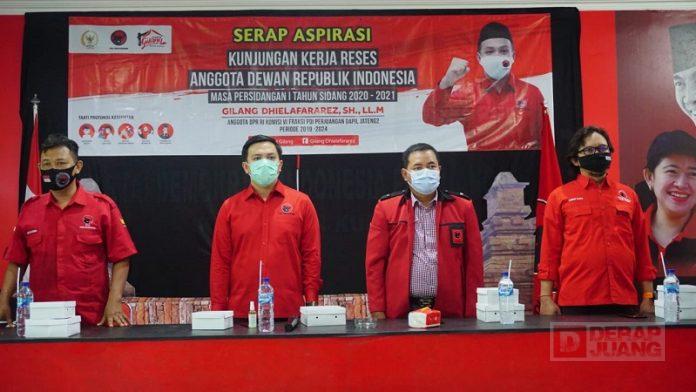Kunjungan Gilang Perkuat Sinergi Kader PDI Perjuangan Kudus