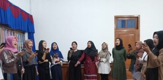 Latihan Paduan Suara Kader Komunitas Juang Kabupaten Temanggung