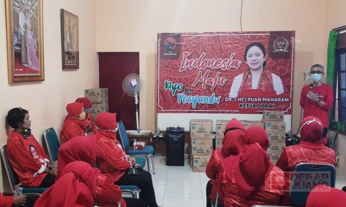 Mbak Puan Melalui Sumarsono Salurkan PMT di Sukoharjo