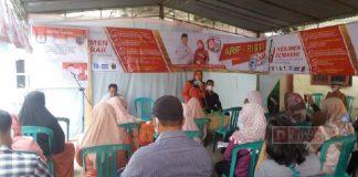 Pasangan Arif-Rista Kampanye di Kampung Kuliner Kebumen