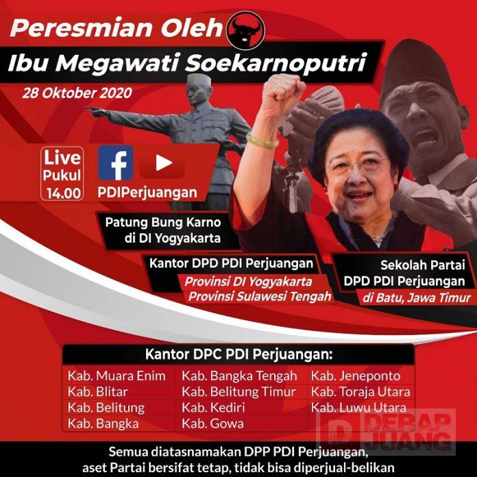 Peresmian Kantor Partai se-Indonesia oleh Ketua Umum Megawati Soekarnoputri