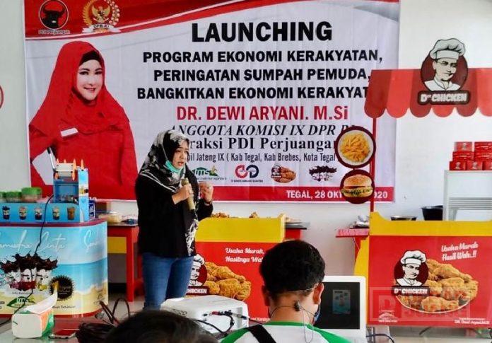 Peringati Sumpah Pemuda, Dewi Aryani Luncurkan Program Ekonomi Kerakyatan