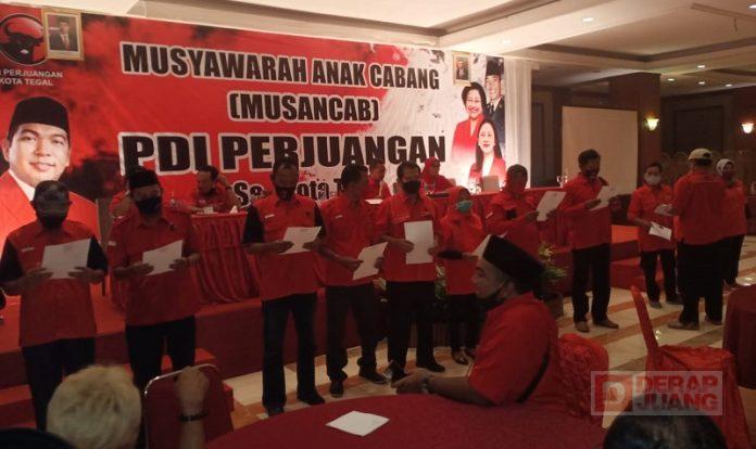 Perkuat Otot Partai, DPC PDI Perjuangan Kota Tegal Gelar Musancab