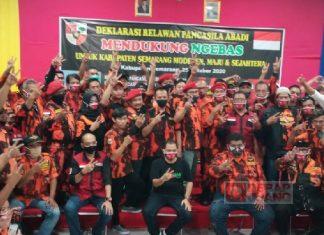 Relawan Pancasila Abadi Deklarasi Dukung NGEBAS