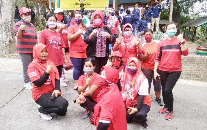 Senam Sehat Bersama Cabup dan Cawabup MULYO