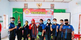 Sri Mulyani Kukuhkan Pengurus Karang Taruna Kecamatan Cawas