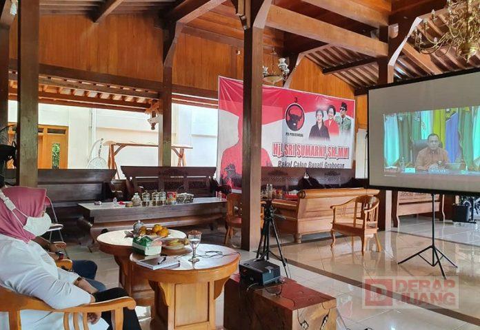 Sri Sumarni Ikuti Webinar Pilkada Berintegritas Tahun 2020