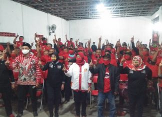 Tim Relawan SEHATI Padati Peresmian Posko Pemenangan MULYO