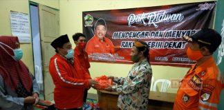 DPC PDI Perjuangan Kabupaten Batang Berikan Bantuan Kepada Kyai dan Santri Positif Covid-19