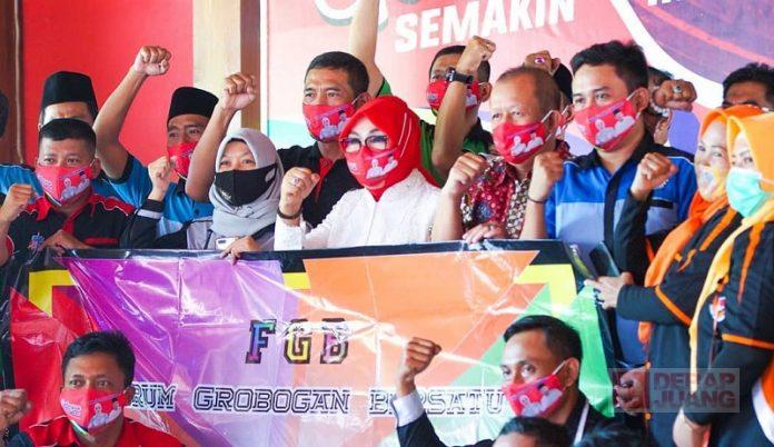 Forum Grobogan Bersatu Siap Menangkan Pasangan Sri-Bambang