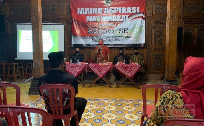 Gelar Reses, Sarno Beri Solusi Konkret Hadapi Pandemi Covid-19