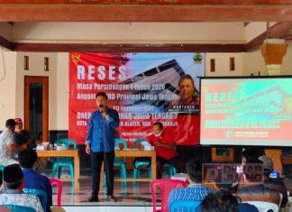 Gelar Reses di Kabupaten Klaten, Hartanto Serap Aspirasi dan Bagikan Masker Kepada Masyarakat