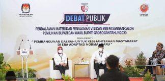 Guna Penajaman Visi Misi, Sri-Bambang Ikuti Debat Publik