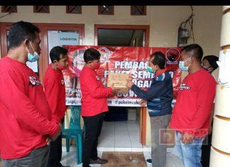 Hartanto Salurkan Sembako Kepada Masyarakat Terdampak Status Siaga Gunung Merapi