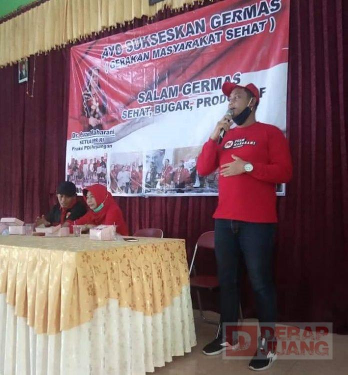 Hj. Kadarwati Selenggarakan Acara GERMAS dan Serahkan Bantuan Makanan Kepada Ibu Hamil