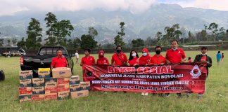 Komunitas Juang Boyolali Rayakan HUT Dengan Baksos untuk Korban Merapi