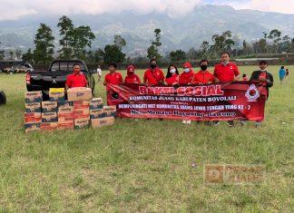 Komunitas Juang Boyolali Rayakan HUT Dengan Baksos untuk Korban Merapi
