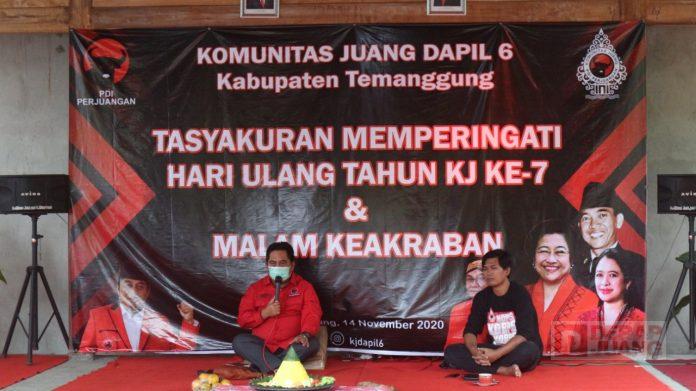 Ketua DPC Temanggung Berikan Semangat untuk Korps Komunitas Juang