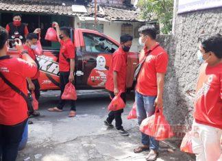 Rayakan Hari Ulang Tahun, Komunitas Juang Klaten Bagi Sembako dan Masker
