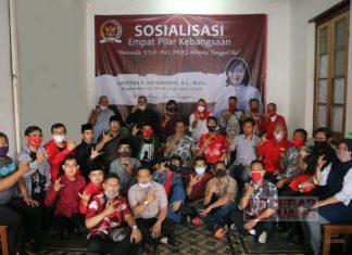 Mbak Casytha Gelar Sosialisasi 4 Pilar Kebangsaan