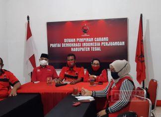 PDI Perjuangan Kabupaten Tegal Ikuti Webinar RAKORBIDNAS Pemenangan Pemilu