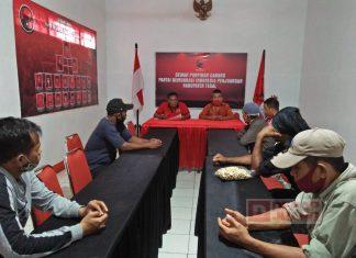 SATGAS PDI Perjuangan Kabupaten Tegal Lakukan Rapat Koordinasi Kesiagaan Personil