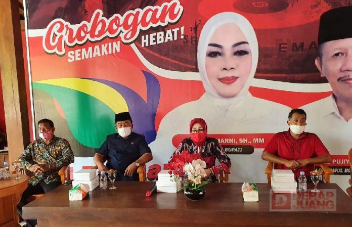 Sri Sumarni Serap Aspirasi Gabungan Kelompok Tani (GAPOKTAN) Grobogan